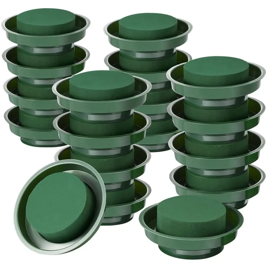 Foam with Bowl 4.7 Inch Green DIY Flower Arrangement Kit Round Wet Foam, Wedding Aisle Flowers, Party Decoration 24 Pieces
Foam with Bowl 4.7 Inch Green DIY Flower Arrangement Kit Round Wet Foam, Wedding Aisle Flowers, Party Decoration 24 Pieces