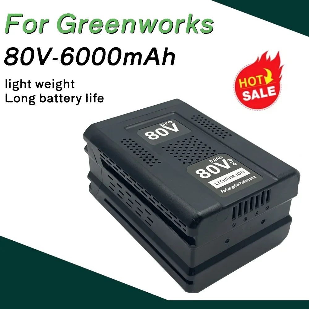 80V 6000mAh High-quality Replacement Battery for Max Lithium Ion Battery GBA80200 GBA80250 GBA80400 GBA80500
80V 6000mAh High-quality Replacement Battery for Max Lithium Ion Battery GBA80200 GBA80250 GBA80400 GBA80500