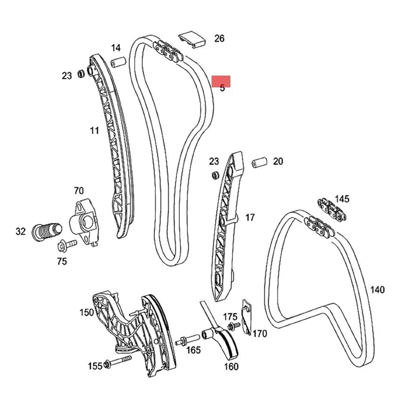 A60E-New High Quality Car Engine Timing Chain 0009932176 A0009932176 For Mercedes-Benz C-Class 203 C200 C230 Auto Parts
A60E-New High Quality Car Engine Timing Chain 0009932176 A0009932176 For Mercedes-Benz C-Class 203 C200 C230 Auto Parts