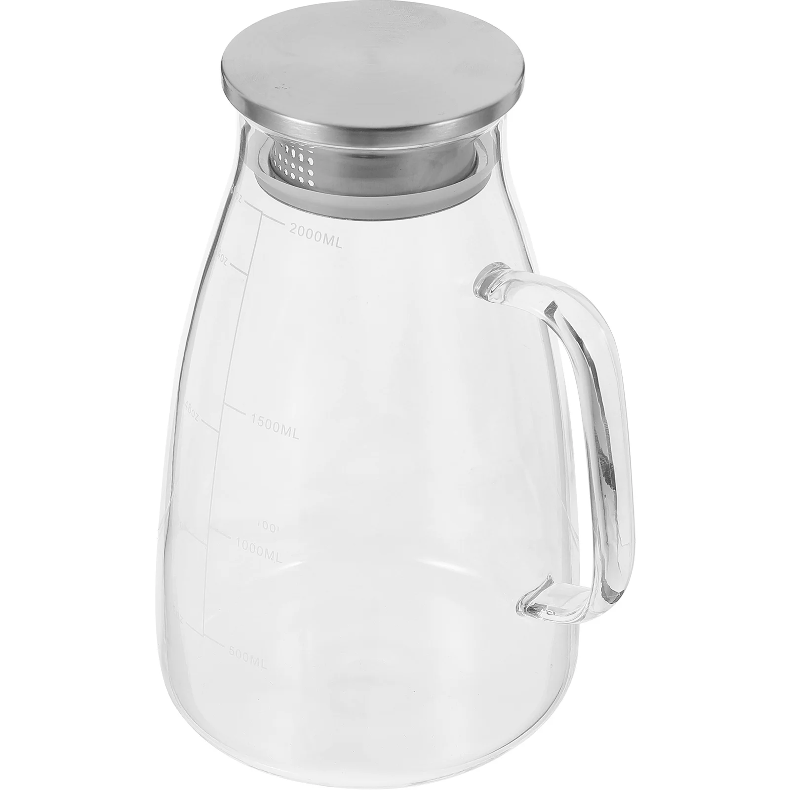 Large Capacity Cold Water Glass Jug Delicate Texture Non-Slip Pitcher for Hot Cold Beverages Tea Milk Coffee Restaurant Party
Large Capacity Cold Water Glass Jug Delicate Texture Non-Slip Pitcher for Hot Cold Beverages Tea Milk Coffee Restaurant Party