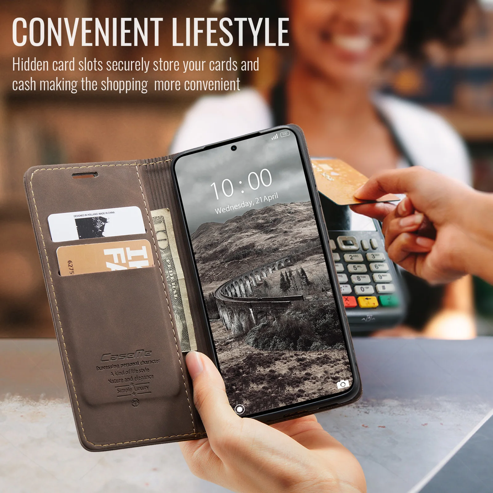 CaseMe-013 For Xiaomi 15T/15T Pro , Leather Case For Xiaomi Mi 15, 15 Pro 15 Ultra , Magnetic Flip Wallet Card Stand Cover Shell
CaseMe-013 For Xiaomi 15T/15T Pro , Leather Case For Xiaomi Mi 15, 15 Pro 15 Ultra , Magnetic Flip Wallet Card Stand Cover Shell