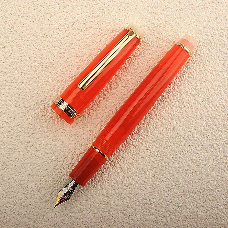 Jinhao 82 прозрачная перьевая ручка, Акриловые чернила, вращающаяся золотая ручка EF/F, элегантная деловая офисная ручка
Jinhao 82 прозрачная перьевая ручка, Акриловые чернила, вращающаяся золотая ручка EF/F, элегантная деловая офисная ручка