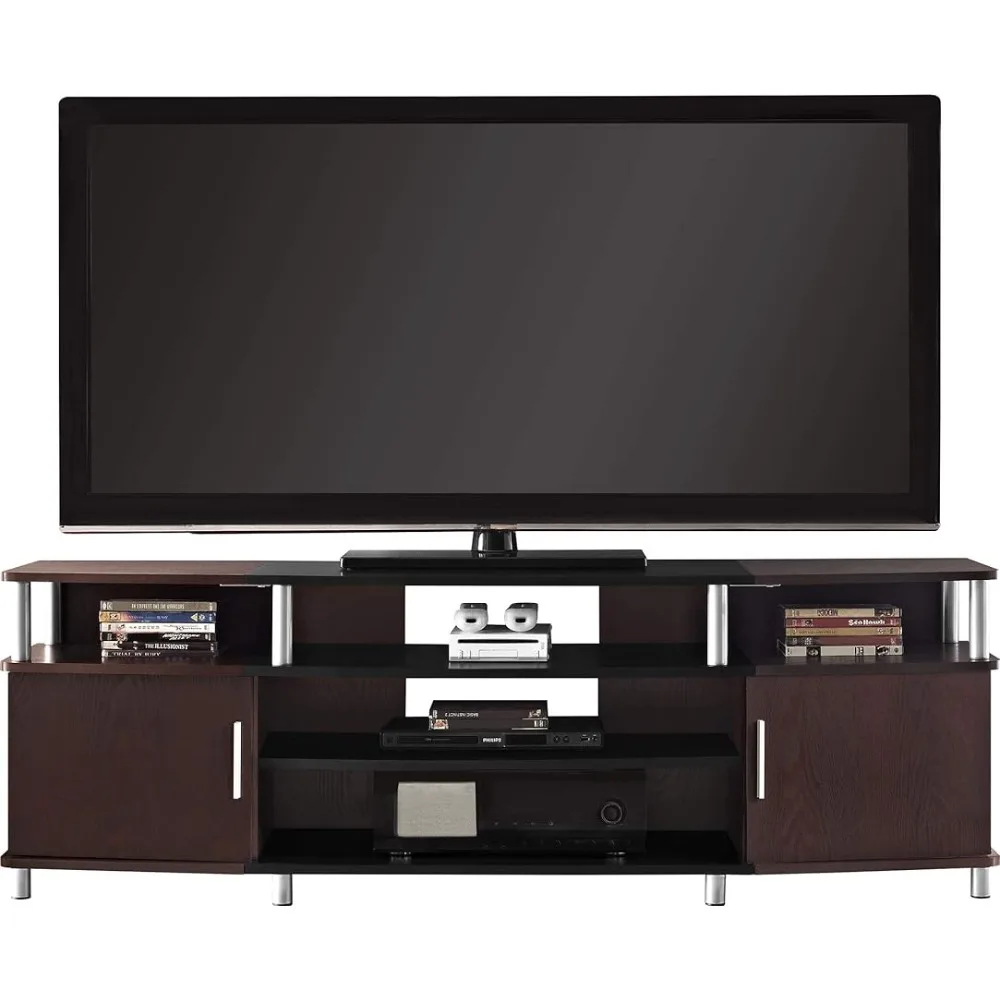 TV Stand for 70 Inch TV,2 Doors and Shelves,TV Console Table Media Cabinet
TV Stand for 70 Inch TV,2 Doors and Shelves,TV Console Table Media Cabinet