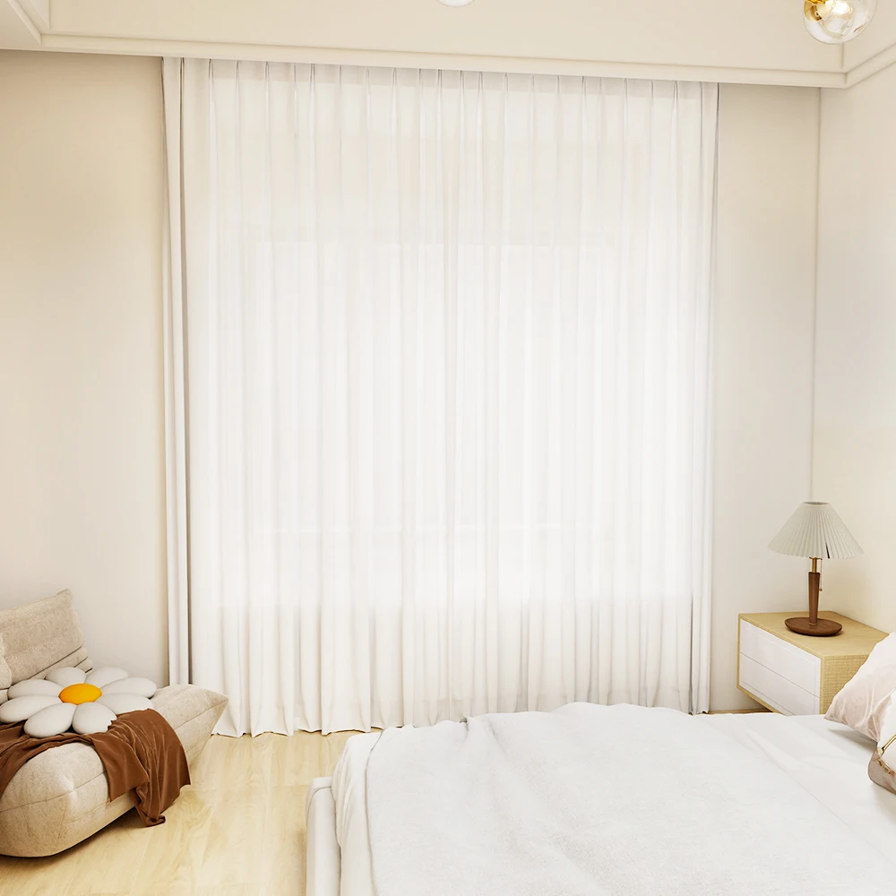 1pc White curtain High Quality No Punching Installation Balcony Self-adhesive White Gauze Bedroom Bay Window Curtains
1pc White curtain High Quality No Punching Installation Balcony Self-adhesive White Gauze Bedroom Bay Window Curtains