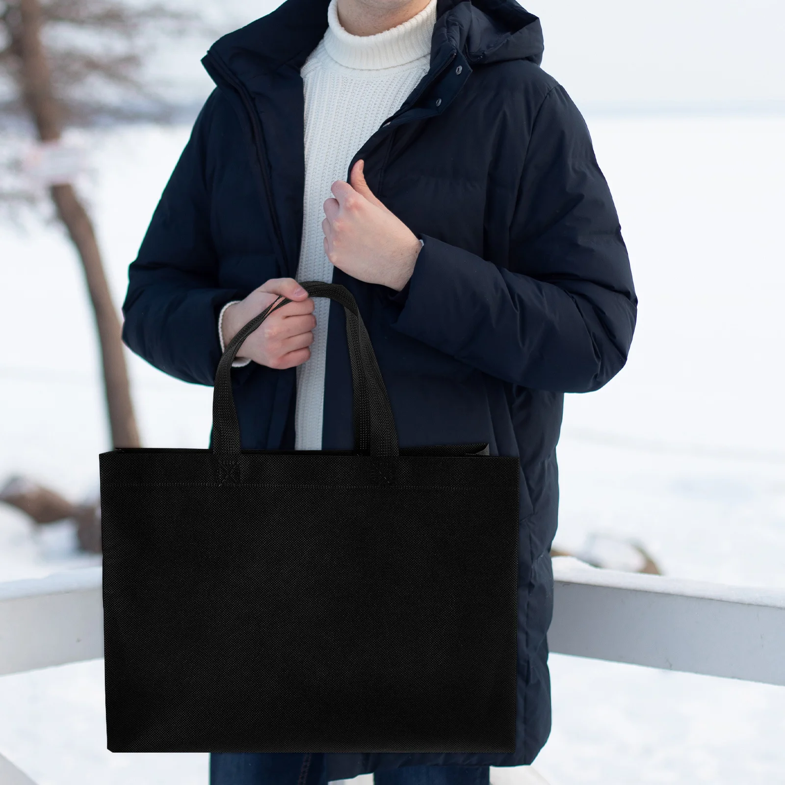 20Pcs Non-Woven Tote Bags Reusable Grocery Shopping Bags Blank Tote Bag Carrier for Supermarket Party Favor DIY Projects
20Pcs Non-Woven Tote Bags Reusable Grocery Shopping Bags Blank Tote Bag Carrier for Supermarket Party Favor DIY Projects