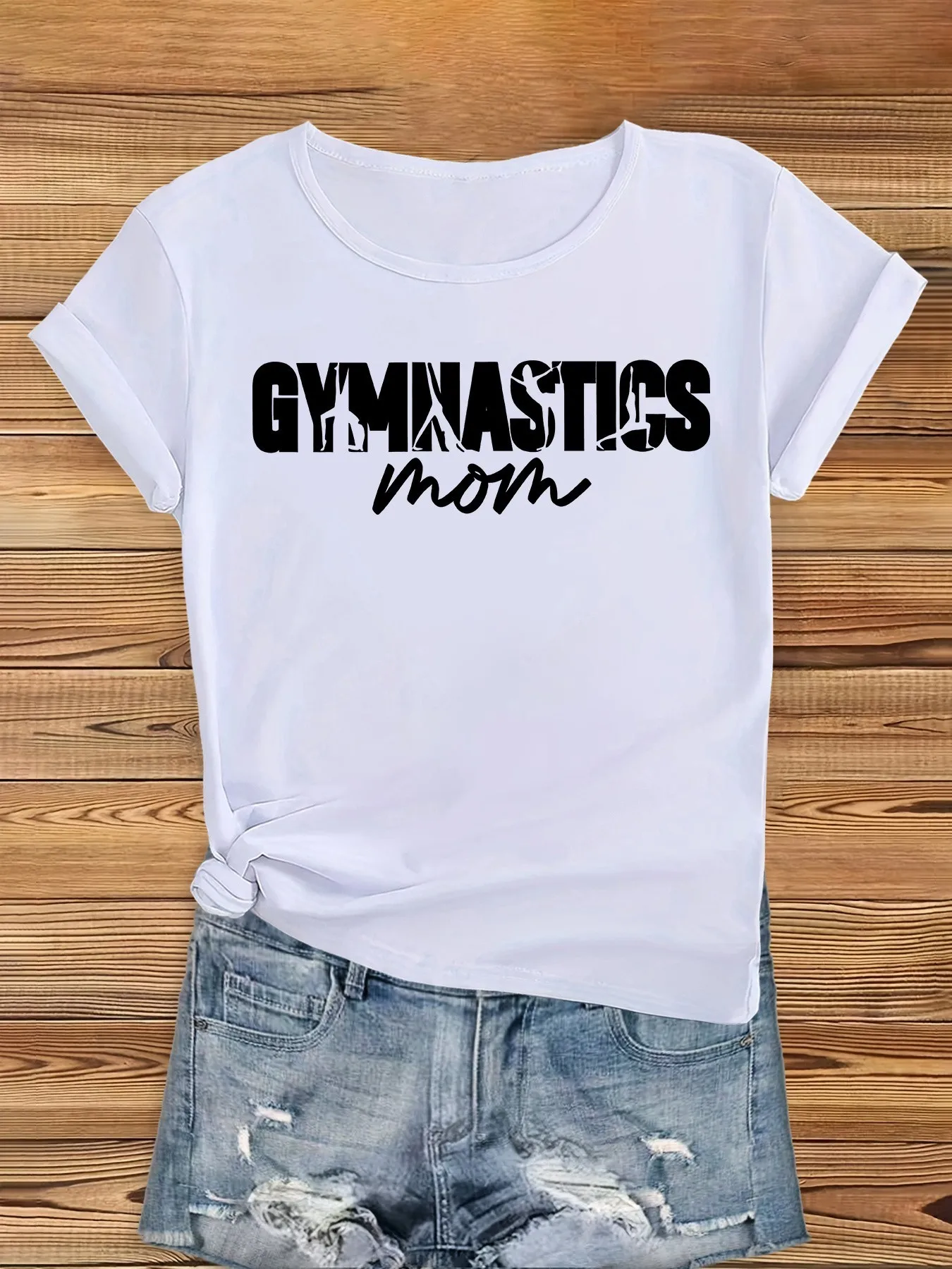Plus size women's short sleeve T-shirt Gymnastics Mom breathable fabric summer outfit women's clothing
Plus size women's short sleeve T-shirt Gymnastics Mom breathable fabric summer outfit women's clothing