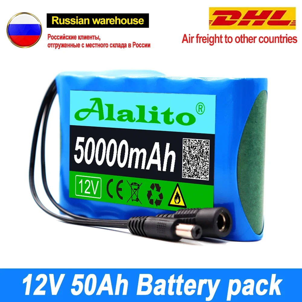 Lucky Rechargeable Battery 12V 50000mah Lithium Battery Pack Capacity DC 12.6V 50Ah CCTV Cam Monitor with Charger
Lucky Rechargeable Battery 12V 50000mah Lithium Battery Pack Capacity DC 12.6V 50Ah CCTV Cam Monitor with Charger