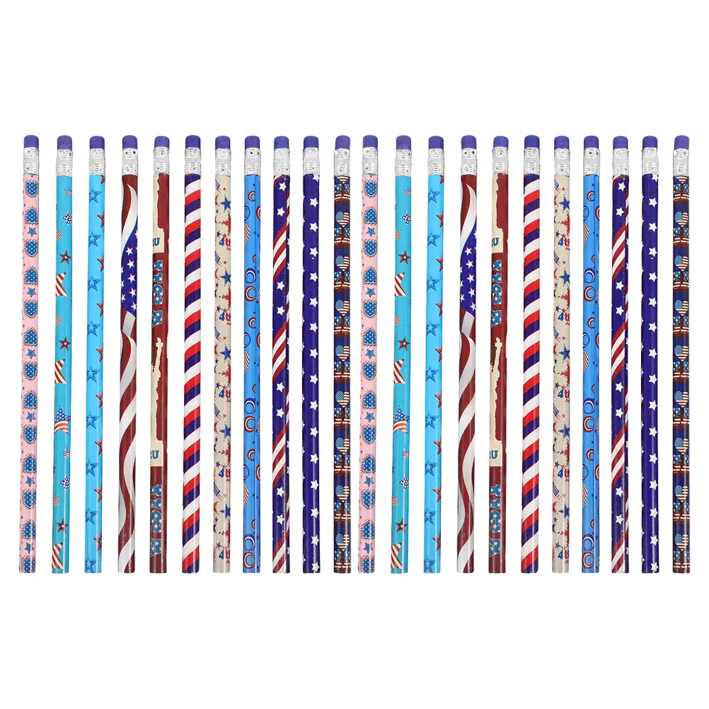 24pcs Independence Day Pencils Patriotic Kids Writing Wood Bulk Party Favors Lightweight Smooth Handheld Painting for painting
24pcs Independence Day Pencils Patriotic Kids Writing Wood Bulk Party Favors Lightweight Smooth Handheld Painting for painting