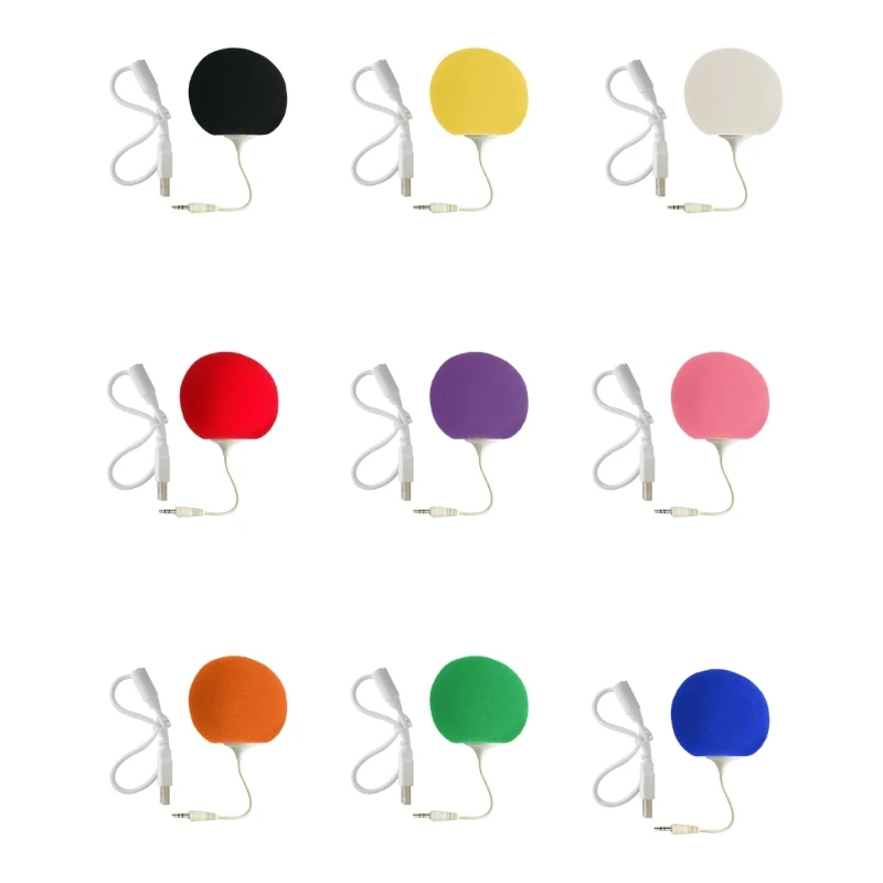 Portable Speaker Mini USB Speaker with 3.5mm Sponge Ball Speaker Lightweight used for Mobilephone PC Laptop MP3
Portable Speaker Mini USB Speaker with 3.5mm Sponge Ball Speaker Lightweight used for Mobilephone PC Laptop MP3
