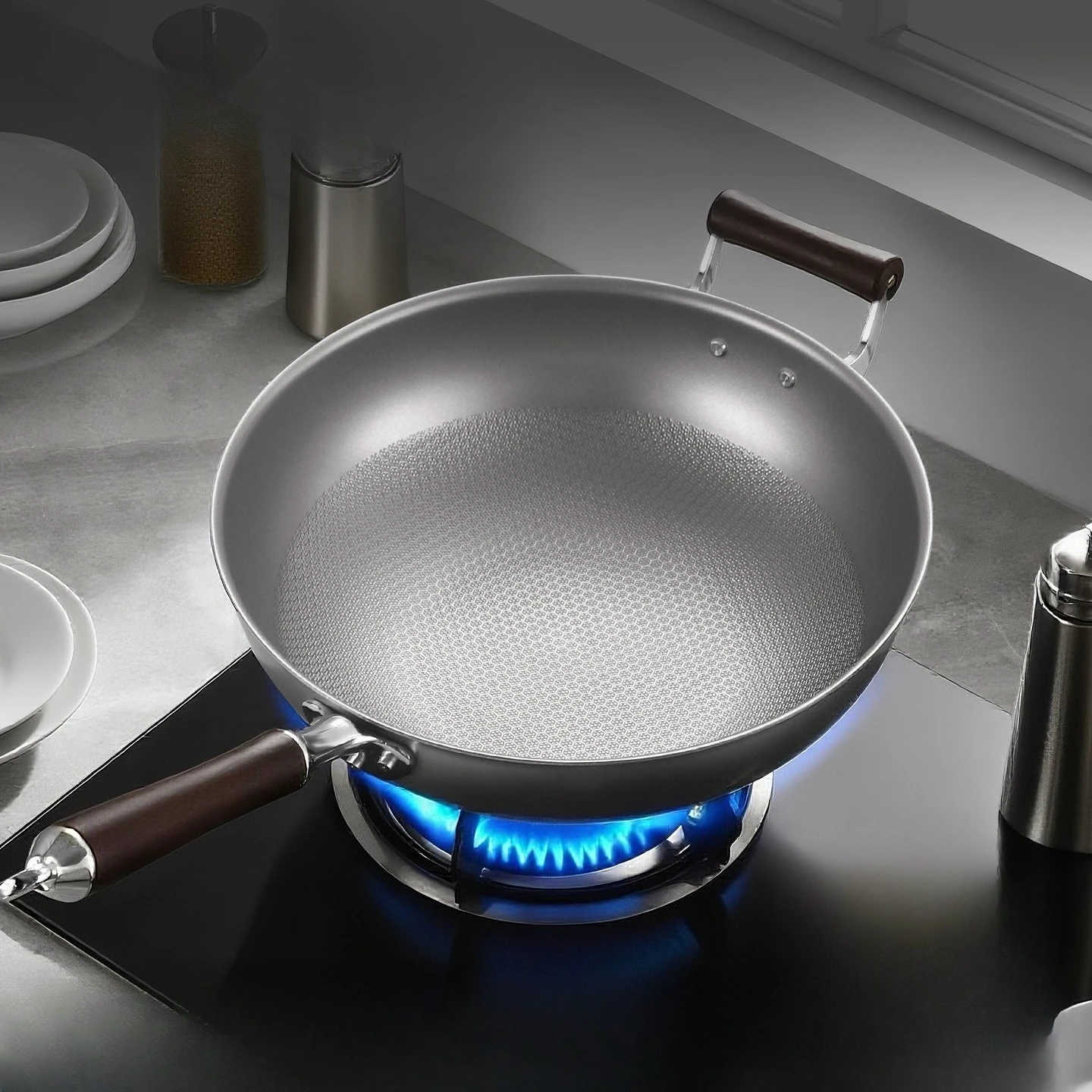 DSA pure titanium uncoated non-stick wok induction cooker coal gas stove universal household bottom titanium wok high-grade wok
DSA pure titanium uncoated non-stick wok induction cooker coal gas stove universal household bottom titanium wok high-grade wok