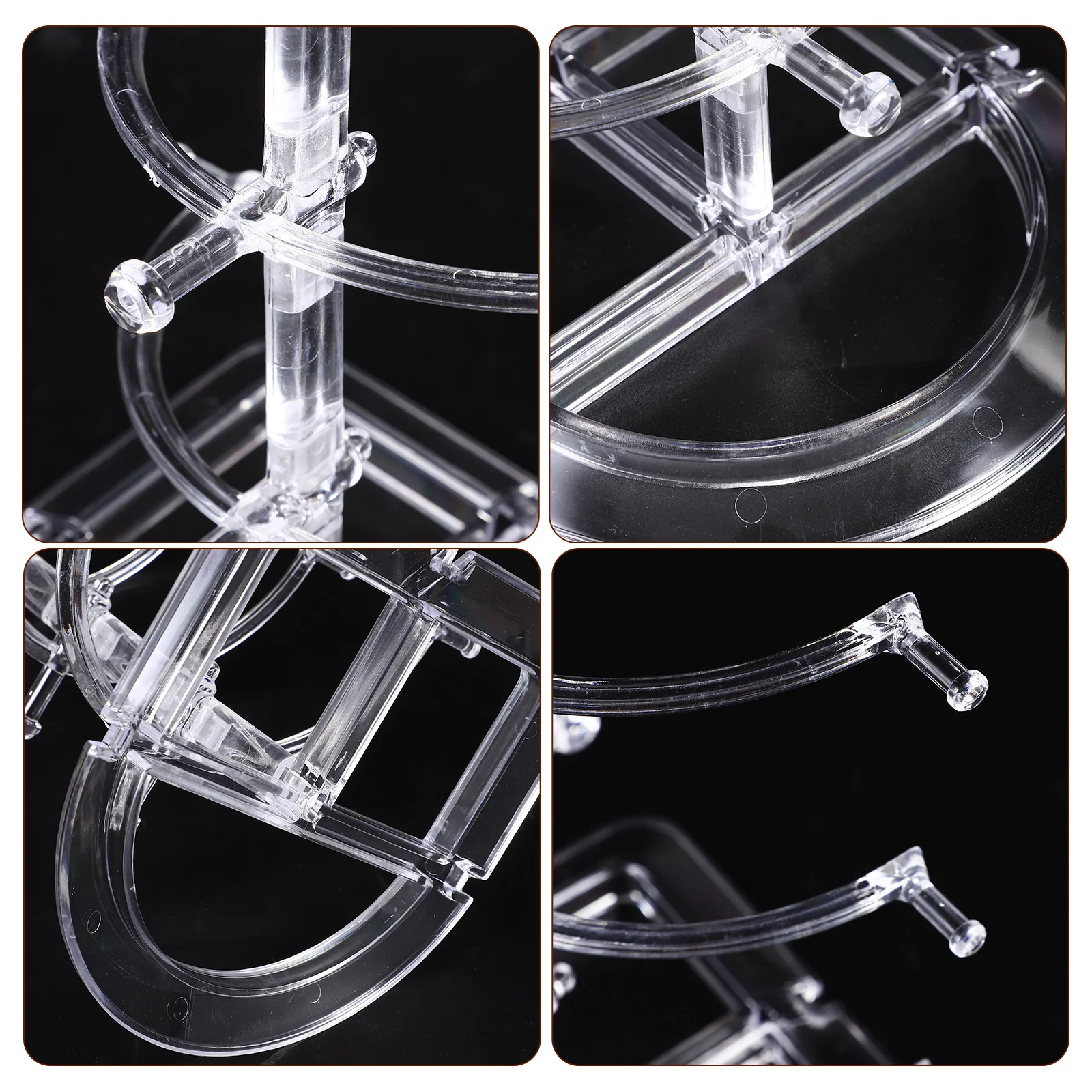 Three-Tier Detachable Clear Plastic Eyeglass Display Stand Glasses Organizer Rack Holder for Desktop Sunglasses
Three-Tier Detachable Clear Plastic Eyeglass Display Stand Glasses Organizer Rack Holder for Desktop Sunglasses