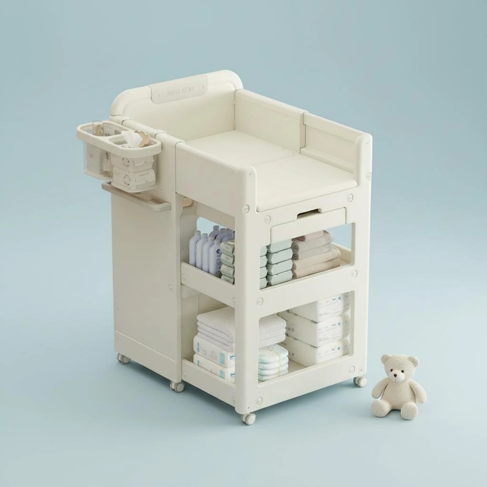Foldable Changing Table Easy to Clean Multifunction Diaper Table Mobile Nursery Changer Sensory Toys for Newborns, Bedroom, Home
Foldable Changing Table Easy to Clean Multifunction Diaper Table Mobile Nursery Changer Sensory Toys for Newborns, Bedroom, Home