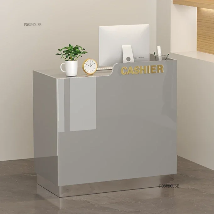 Modern Shop Reception Desks Beauty Clothing Barber Shop Reception Table Cashier Counter Luxury Office Furniture Front Desks V
Modern Shop Reception Desks Beauty Clothing Barber Shop Reception Table Cashier Counter Luxury Office Furniture Front Desks V