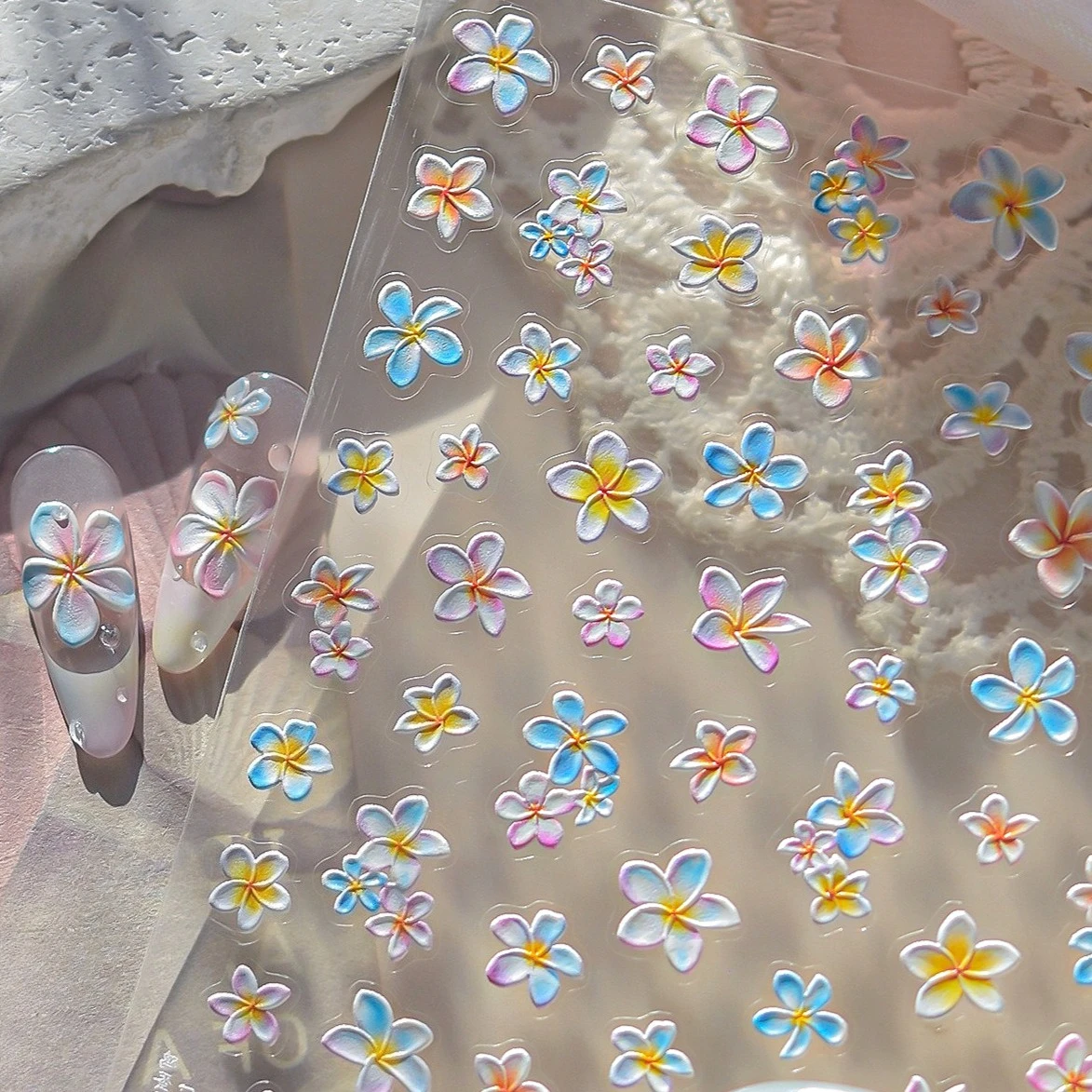 Dressy Gradient Frangipani Flowers Petal Lily Blooming Orchid Chic Jelly Nail Art Stickers Decals Charms Manicure Tool Wholesale
Dressy Gradient Frangipani Flowers Petal Lily Blooming Orchid Chic Jelly Nail Art Stickers Decals Charms Manicure Tool Wholesale