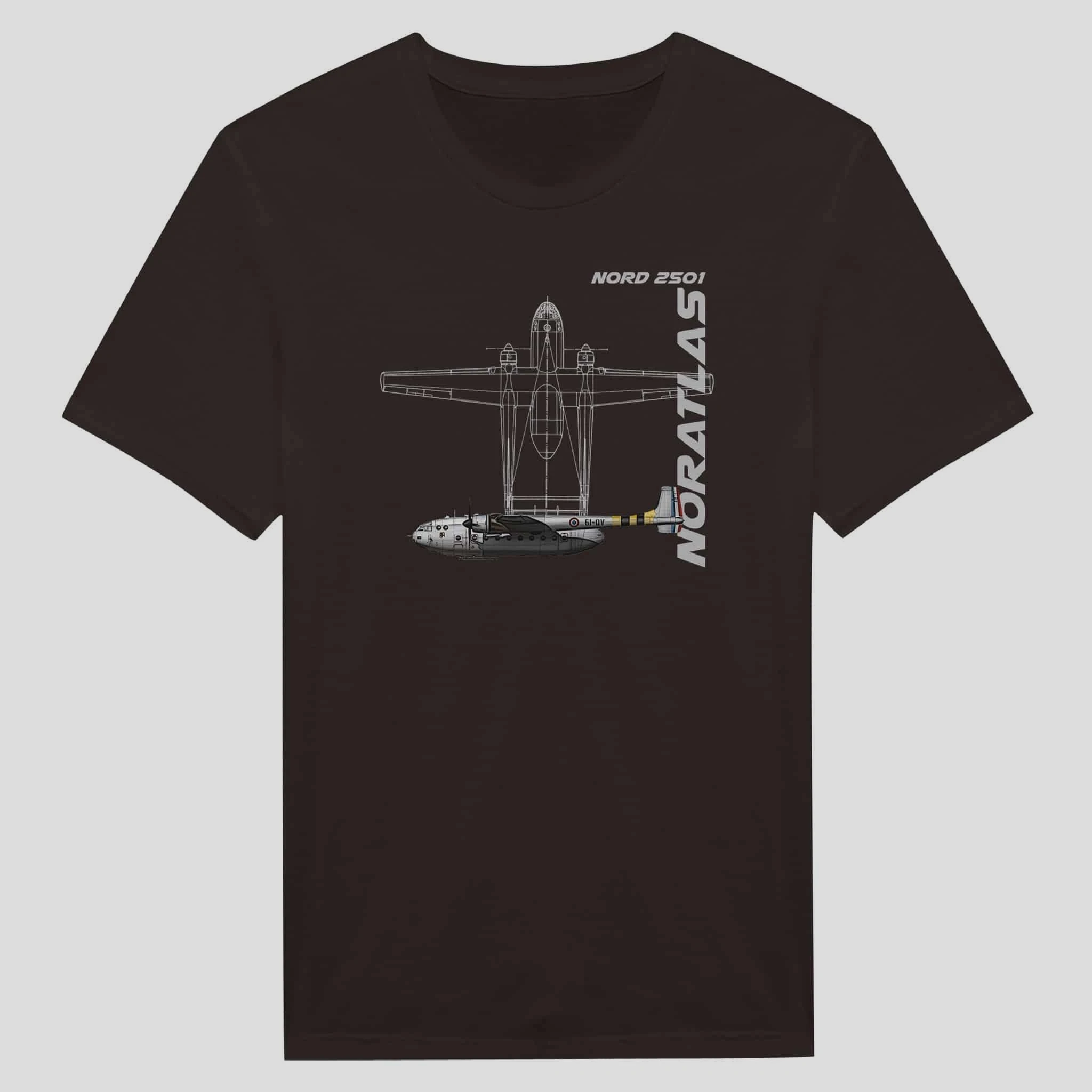 French Air Force Nord 2501 Noratlas Transport Aircraft T-Shirt 100% Cotton O-Neck Short Sleeve Summer Casual Mens T-shirt
French Air Force Nord 2501 Noratlas Transport Aircraft T-Shirt 100% Cotton O-Neck Short Sleeve Summer Casual Mens T-shirt