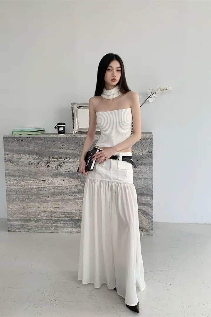 Edgy Low Waist Patchwork Skirt Women Y2K Oversized A-Line Maxi Skirt 2023 Viral Alternative Fashion Grunge Aesthetic Outfit
Edgy Low Waist Patchwork Skirt Women Y2K Oversized A-Line Maxi Skirt 2023 Viral Alternative Fashion Grunge Aesthetic Outfit