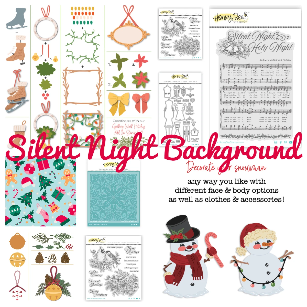 2025 new Nutcracker Sleigh Bell Silent Night Background stencil dies DIY Scrapbooking Very Merry Christmas Snowflake die stamp
2025 new Nutcracker Sleigh Bell Silent Night Background stencil dies DIY Scrapbooking Very Merry Christmas Snowflake die stamp