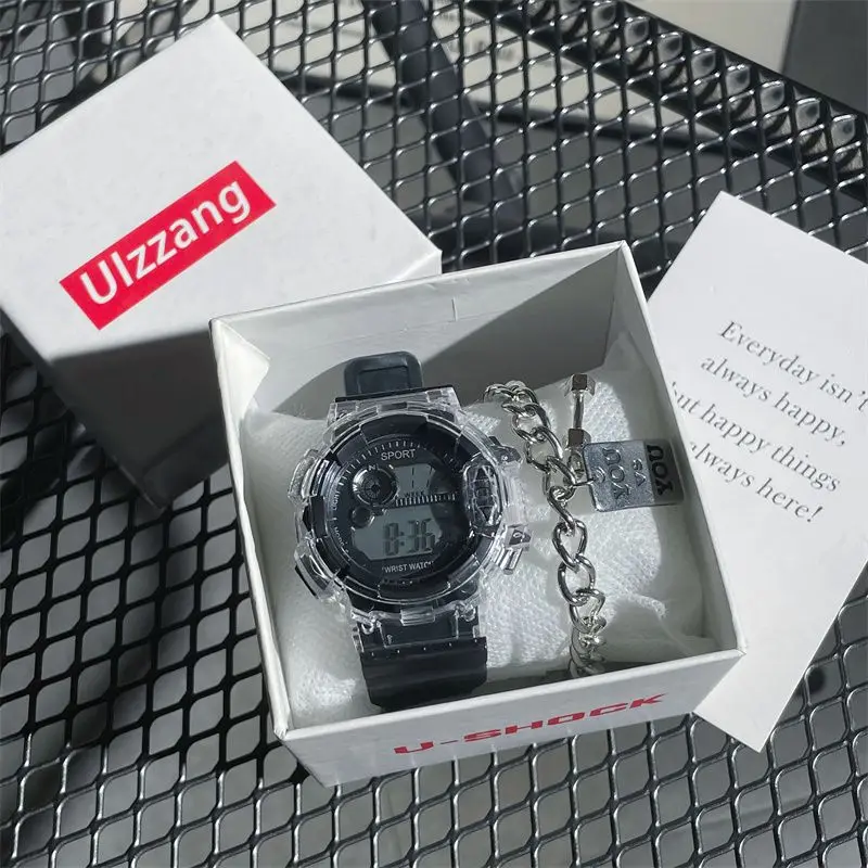 Модные женские спортивные цифровые наручные часы, студенческие ледник, прозрачные водонепроницаемые электронные часы для девочек, Relógios Feminino
Модные женские спортивные цифровые наручные часы, студенческие ледник, прозрачные водонепроницаемые электронные часы для девочек, Relógios Feminino