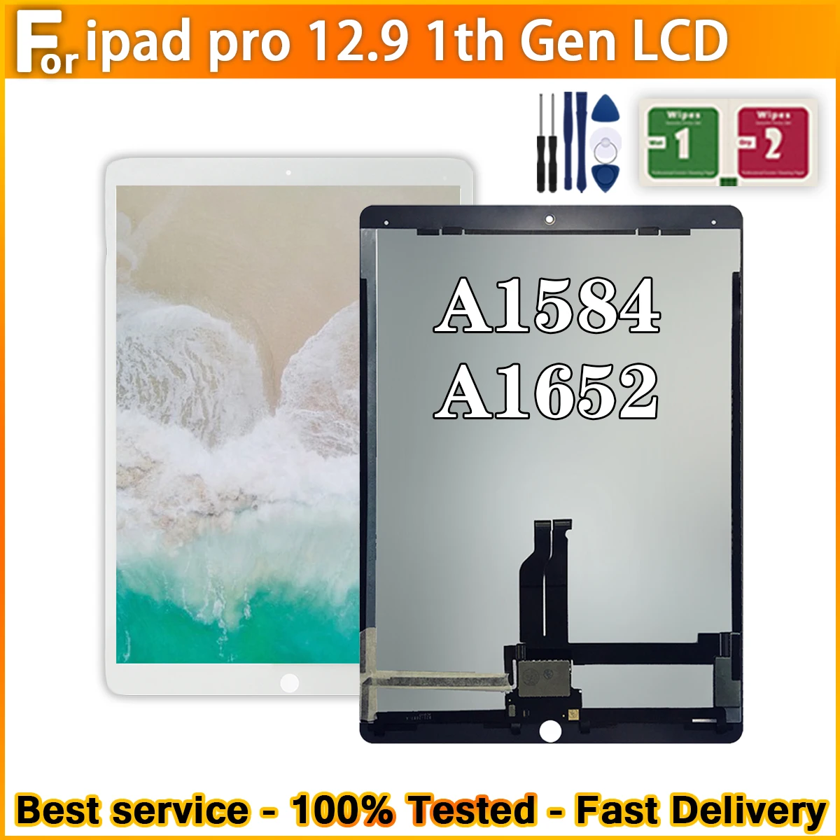 For iPad Pro 12.9" A1584 A1652 LCD Display Touch Screen Replacement For iPad Pro12.9 A1584 A1652 100% Tested
For iPad Pro 12.9" A1584 A1652 LCD Display Touch Screen Replacement For iPad Pro12.9 A1584 A1652 100% Tested