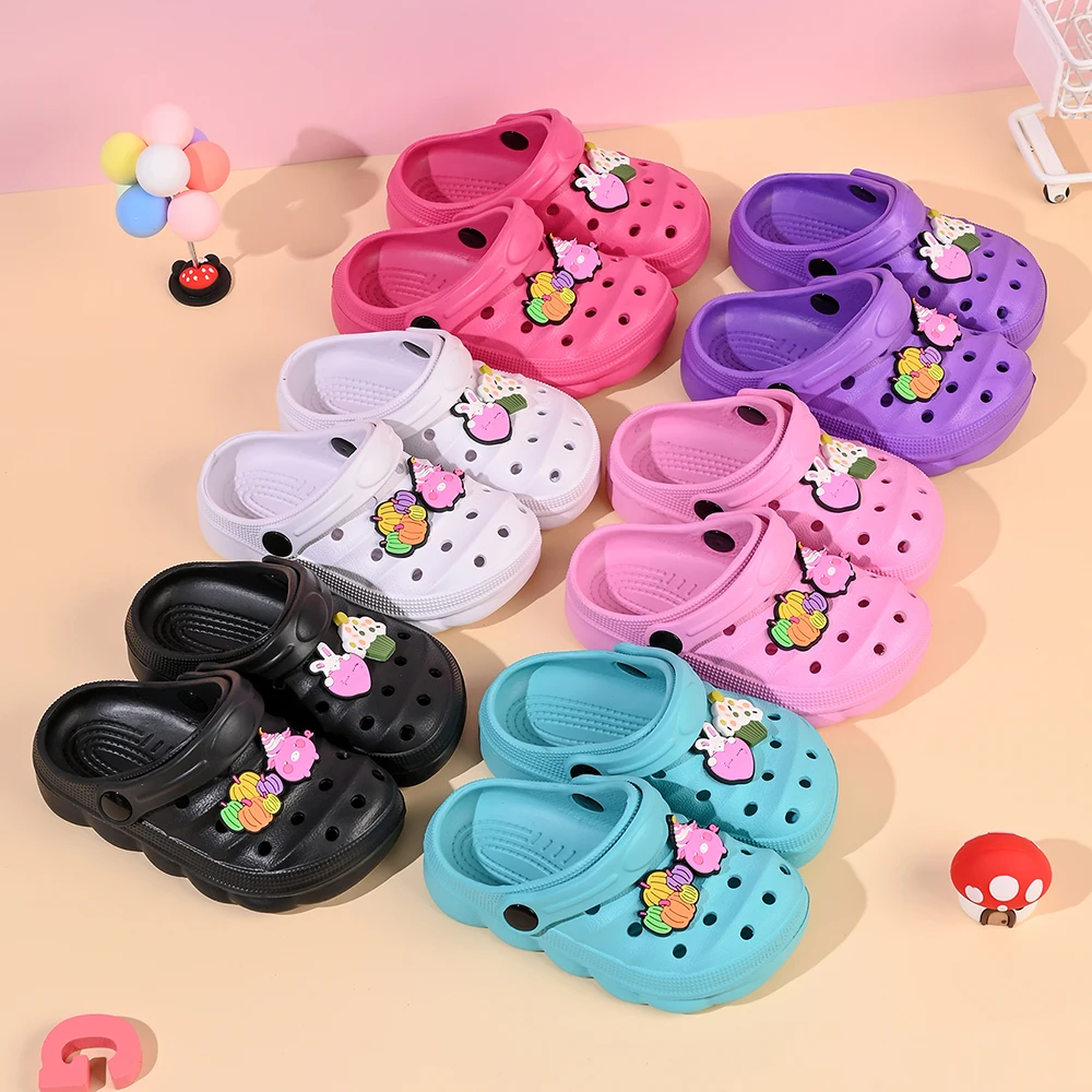 Summer Childrens Slippers Hole Kids Sandals Soft Anti-Skid Cartoon DIY Design Indoor Anti-Slip Boys Girls Beach Shoes
Summer Childrens Slippers Hole Kids Sandals Soft Anti-Skid Cartoon DIY Design Indoor Anti-Slip Boys Girls Beach Shoes