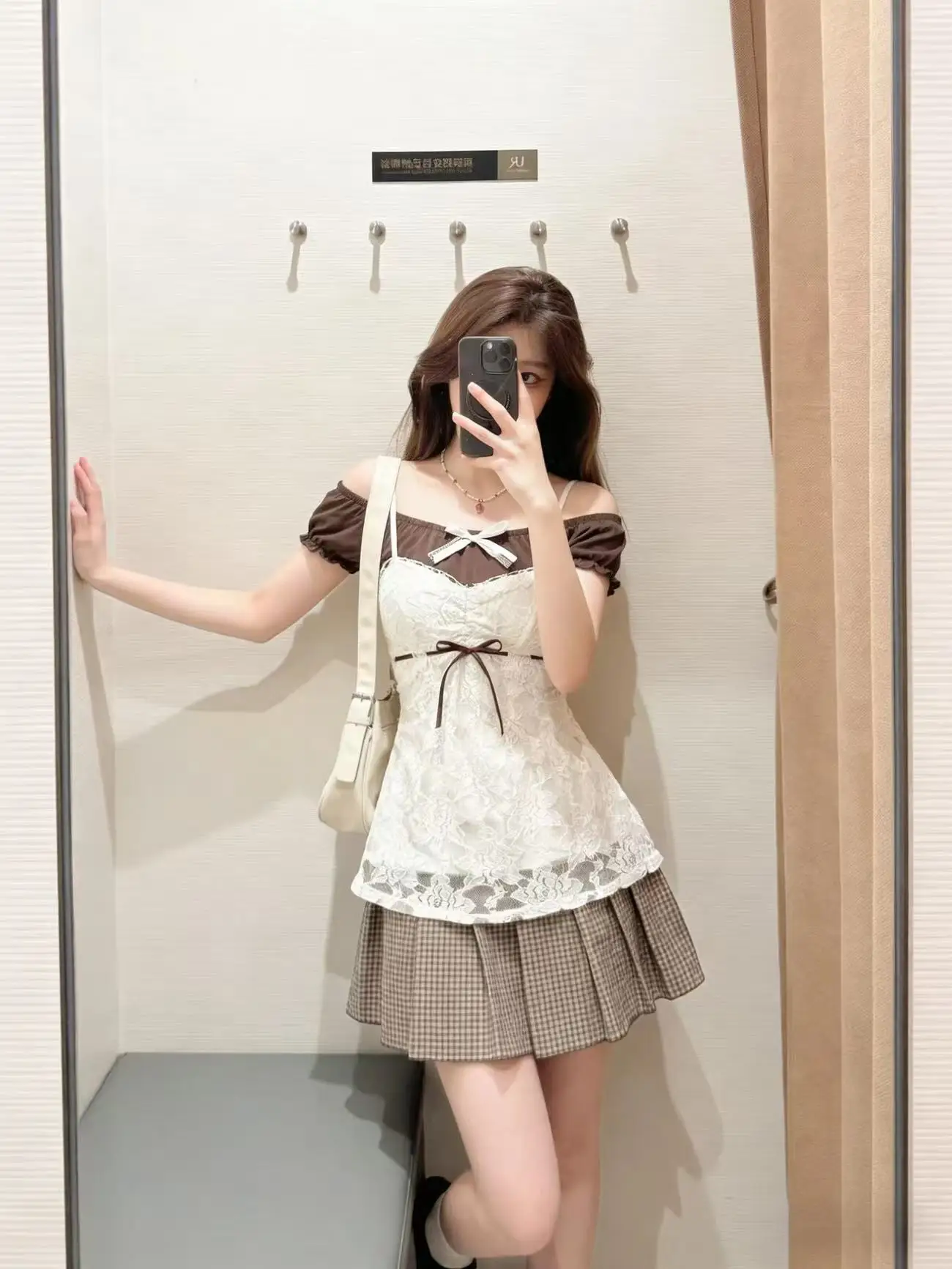 Summer Sweet Three Piece Set Outfits Vintage Lace Camisole Short Sleeve Crop Top Women Retro Preppy Plaid Pleated Skirt Female
Summer Sweet Three Piece Set Outfits Vintage Lace Camisole Short Sleeve Crop Top Women Retro Preppy Plaid Pleated Skirt Female