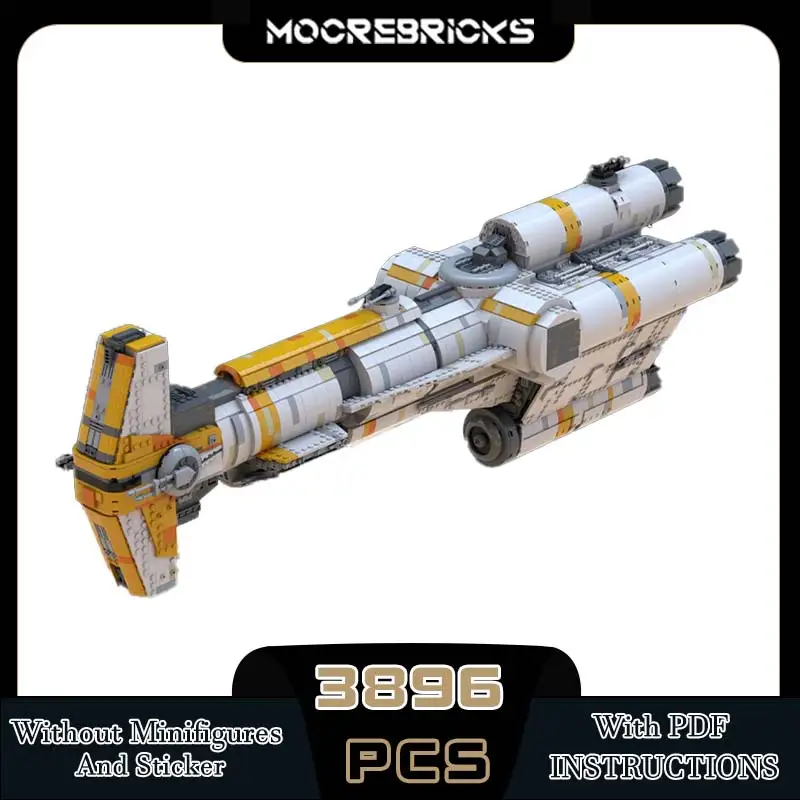 Space War Movie Series Hammerhead Corvette Spaceship MOC Building Block DIY Model Brick Toys Educational Kid Christmas For Gifts
Space War Movie Series Hammerhead Corvette Spaceship MOC Building Block DIY Model Brick Toys Educational Kid Christmas For Gifts