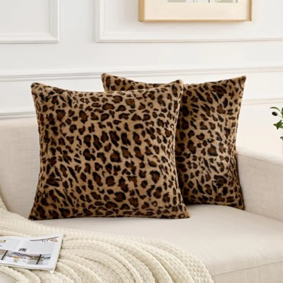 Pillow Covers 18x18 Faux Fur Throw Pillow Covers Set of 2 Couch Pillow Covers Fluffy Soft Decorative for Home Living Room Bedro
Pillow Covers 18x18 Faux Fur Throw Pillow Covers Set of 2 Couch Pillow Covers Fluffy Soft Decorative for Home Living Room Bedro