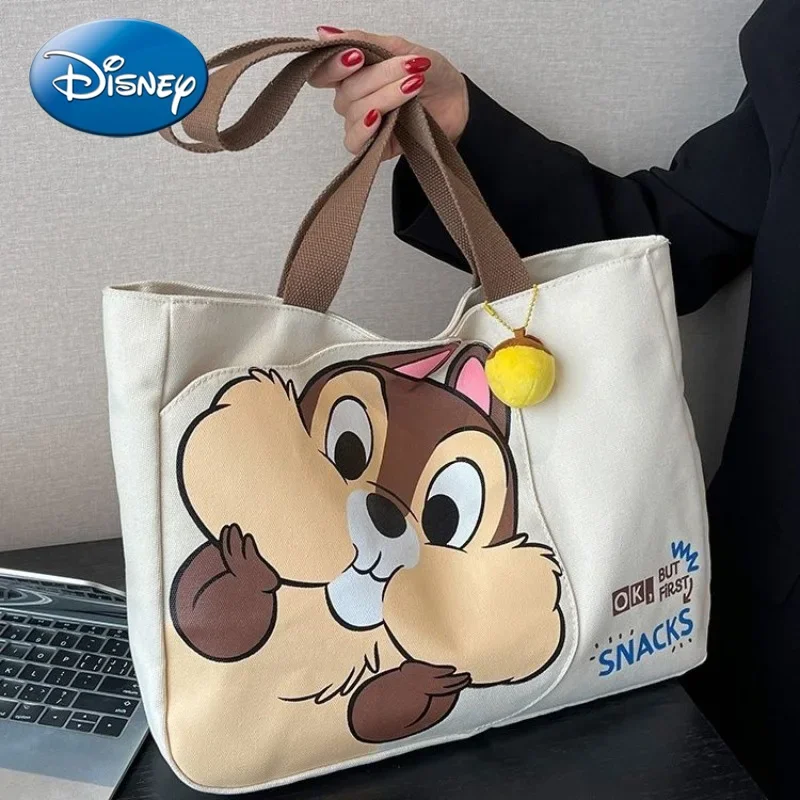 Disney 2025 New Women's Canvas Bag Large Capacity New Cartoon Chichititi Handbag Mummy Bag Fashion Shoulder Bag Casual Backpack
Disney 2025 New Women's Canvas Bag Large Capacity New Cartoon Chichititi Handbag Mummy Bag Fashion Shoulder Bag Casual Backpack