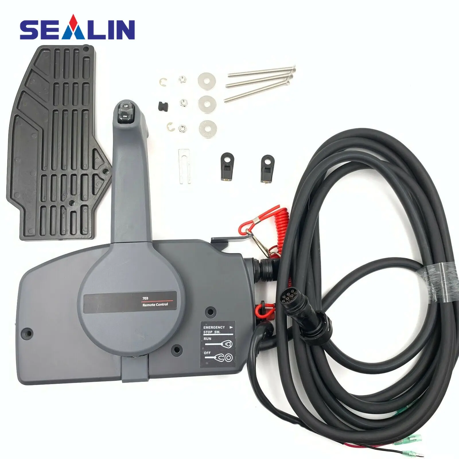 703-48205 703-48272 Новый боковой блок дистанционного управления для подвесного двигателя Yamaha 703-48205-16 703-48272-12 10 контактов Push/Pull to Open 
703-48205 703-48272 Новый боковой блок дистанционного управления для подвесного двигателя Yamaha 703-48205-16 703-48272-12 10 контактов Push/Pull to Open