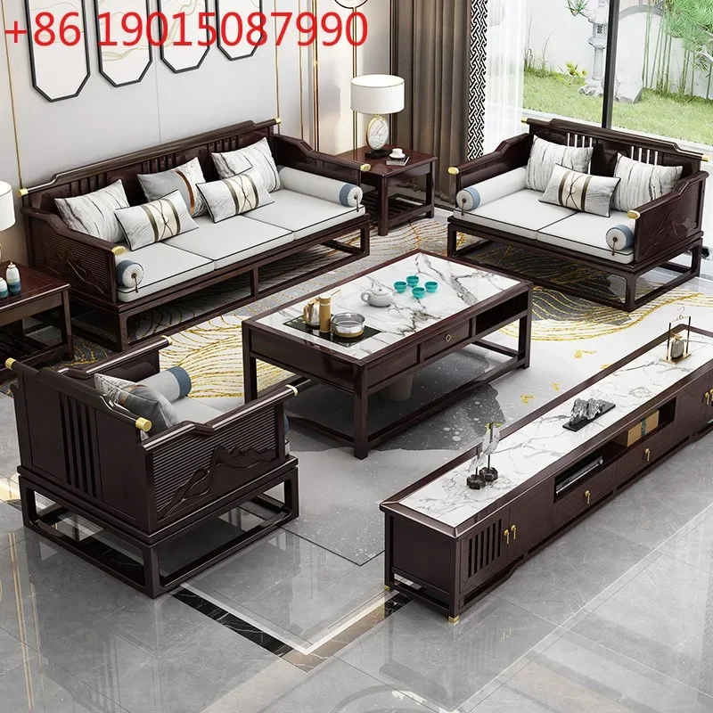New Chinese-style all-solid wood sofa combination simple modern living room winter and summer dual-purpose light
New Chinese-style all-solid wood sofa combination simple modern living room winter and summer dual-purpose light
