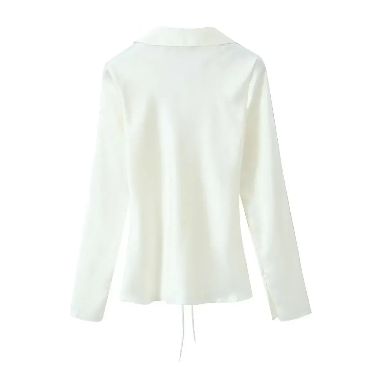 2024 Women's Bow-embellished Silk Satin Shirt Official Store Shirts & Blouses Traff Autumn Clothing Elegant Cheap
2024 Women's Bow-embellished Silk Satin Shirt Official Store Shirts & Blouses Traff Autumn Clothing Elegant Cheap