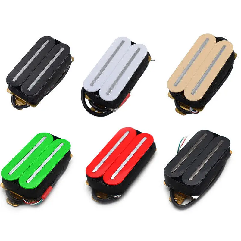 Electric Guitar Humbucker Double track Guitar Bridge Pickup with 57mm Steel Pole
Electric Guitar Humbucker Double track Guitar Bridge Pickup with 57mm Steel Pole