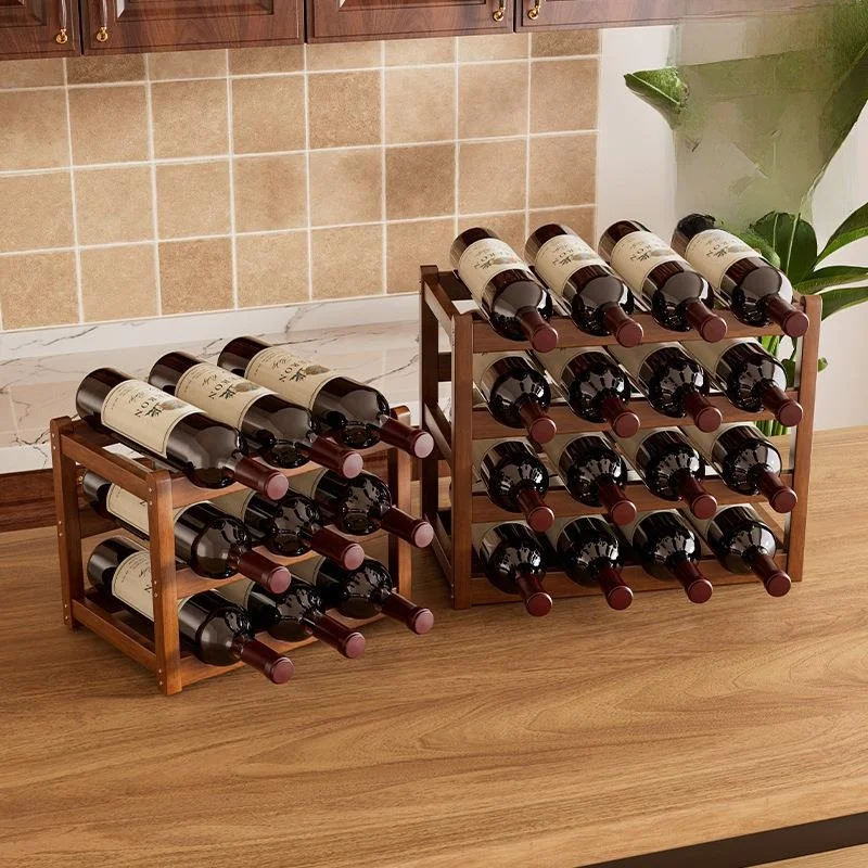 Open-Style Red Wine Cabinet Display Rack Home Use Wine Bottle Storage Shelf Bamboo Material Tabletop Wine Rack Organizer
Open-Style Red Wine Cabinet Display Rack Home Use Wine Bottle Storage Shelf Bamboo Material Tabletop Wine Rack Organizer