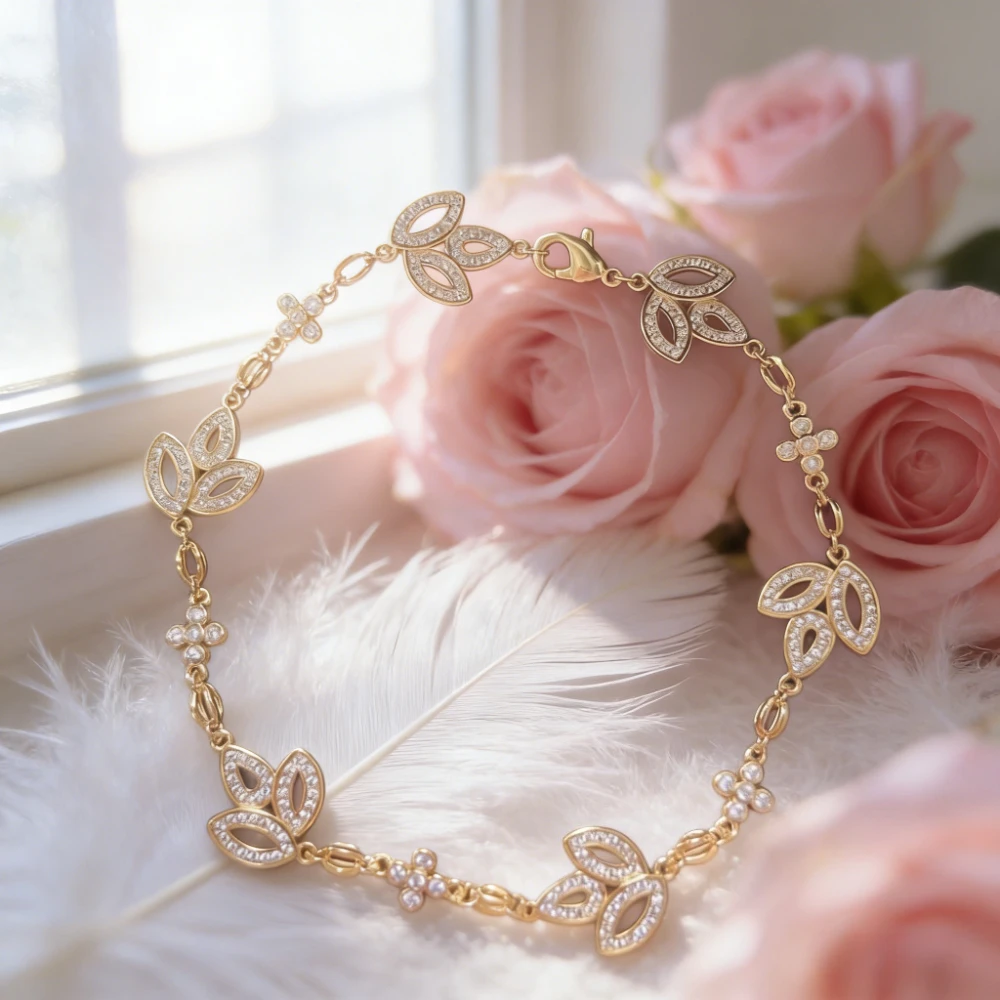 Ювелирные изделия премиум-класса 2025, новый шестилистный браслет с бриллиантами — модный, универсальный, высокая роскошь
Ювелирные изделия премиум-класса 2025, новый шестилистный браслет с бриллиантами — модный, универсальный, высокая роскошь