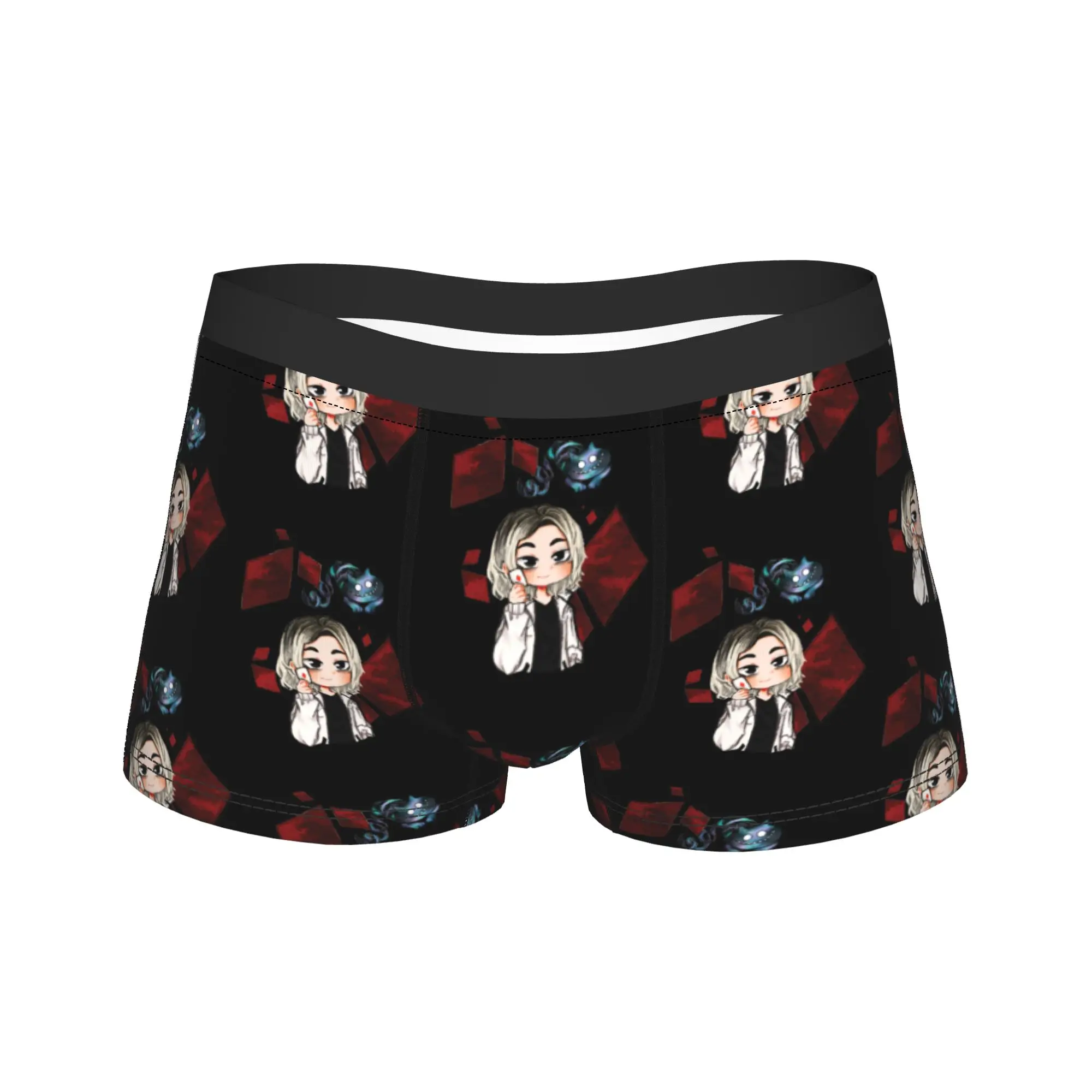 Новинка, милые шорты-боксеры в стиле аниме Chishiya, трусы, мужское нижнее белье, мягкие трусы «Алиса в пограничьях» для Homme, большие размеры
Новинка, милые шорты-боксеры в стиле аниме Chishiya, трусы, мужское нижнее белье, мягкие трусы «Алиса в пограничьях» для Homme, большие размеры