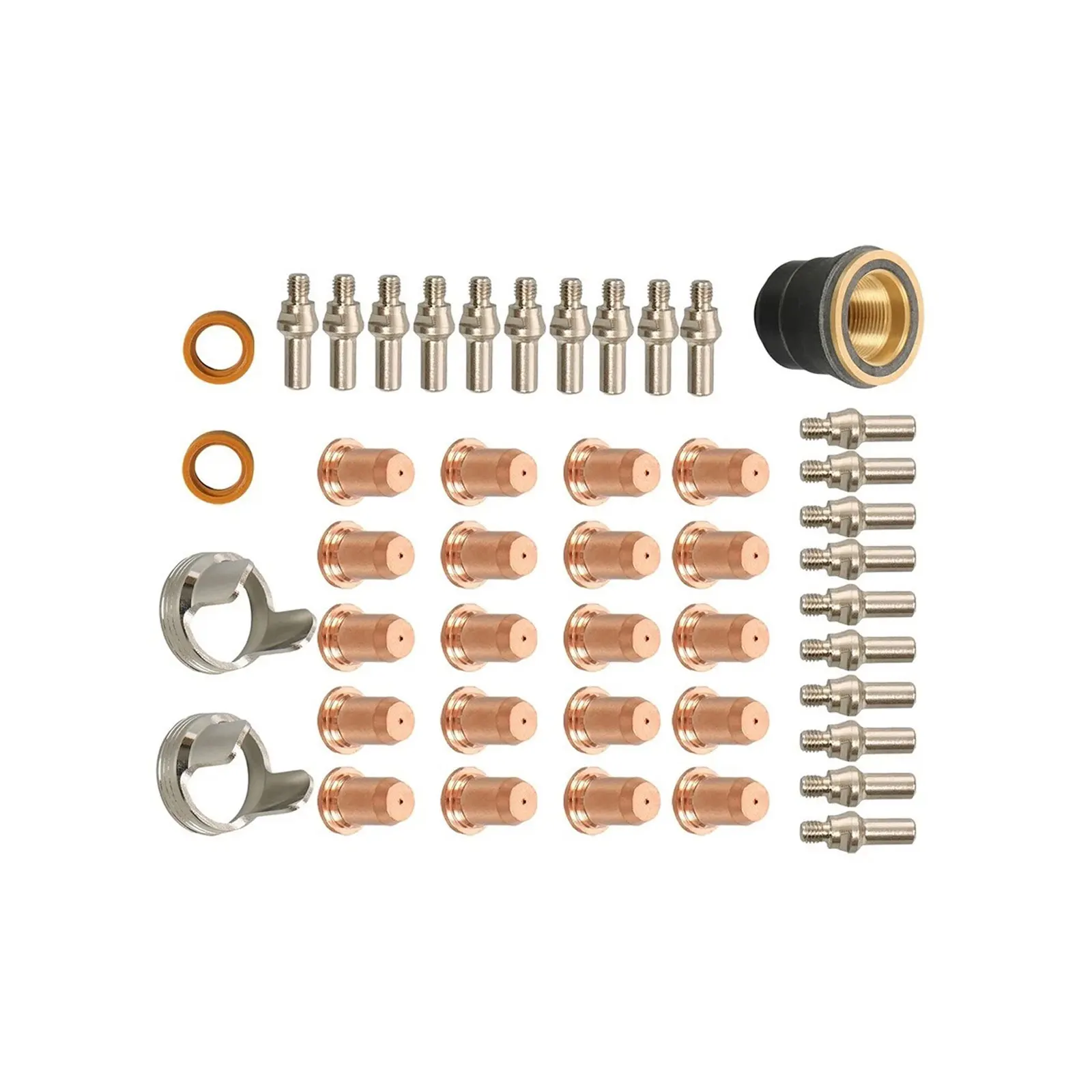 IPT40 45Pcs Plasma Cutting Torch Consumables Tips Electrode for YESWELDER CUT65DS CUT55DS Pro
IPT40 45Pcs Plasma Cutting Torch Consumables Tips Electrode for YESWELDER CUT65DS CUT55DS Pro