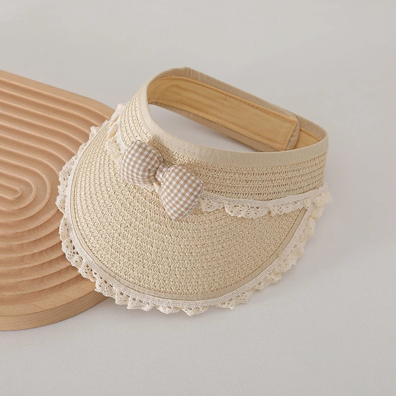 New Baby Straw Caps Kids Sun Hats Empty Top Cute Bow Hat Child Straw Sunshade Sunscreen Hats Baby Accessories 
New Baby Straw Caps Kids Sun Hats Empty Top Cute Bow Hat Child Straw Sunshade Sunscreen Hats Baby Accessories