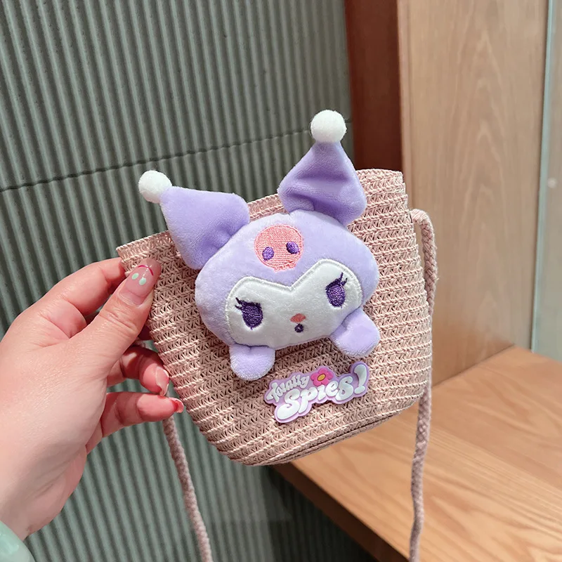 Sanrio Summer Bags Cartoon Letter Small Bag Children's Woven Bag Mini Crossbody Bag Beach Bag
Sanrio Summer Bags Cartoon Letter Small Bag Children's Woven Bag Mini Crossbody Bag Beach Bag