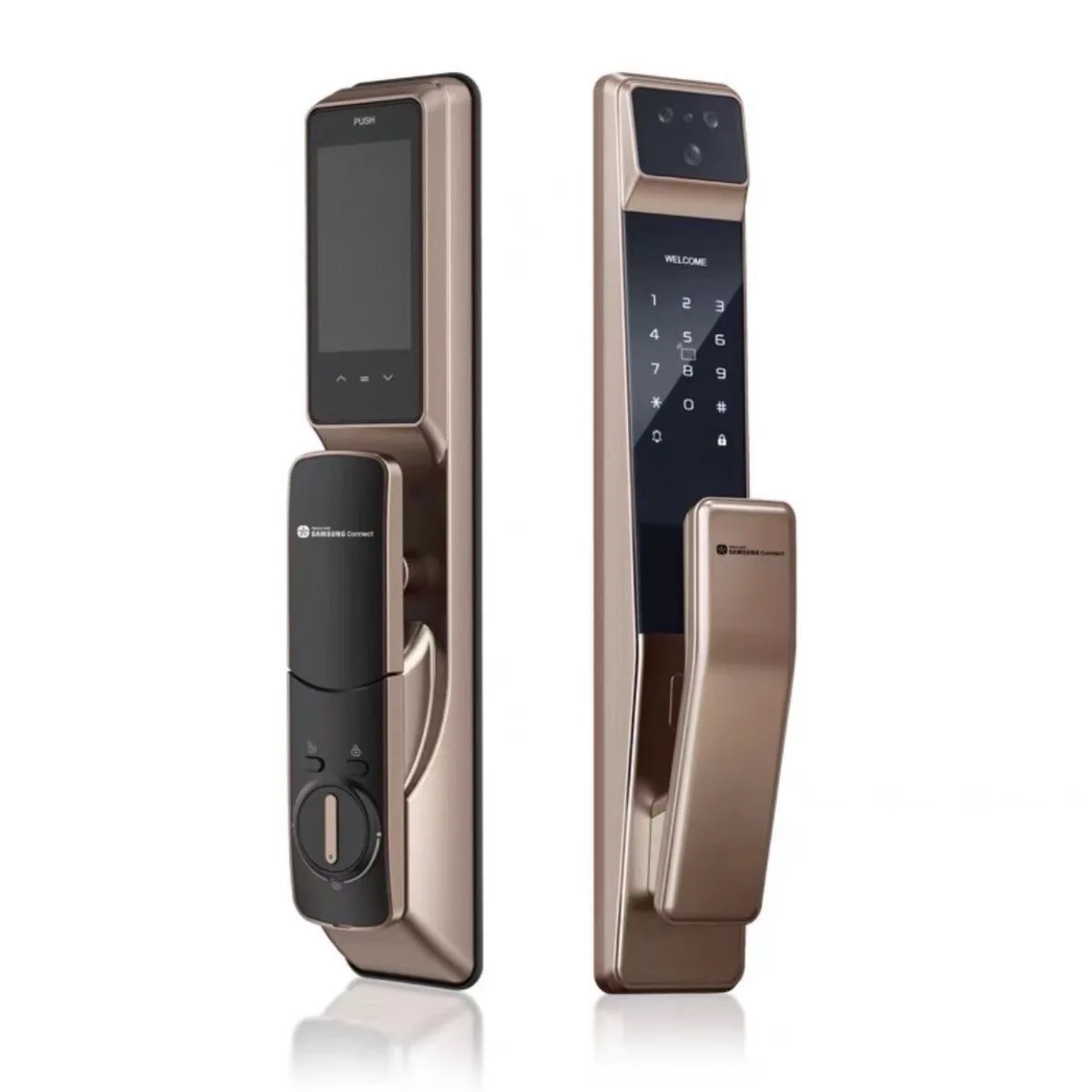 Smart Door Lock Anti-Theft Polished Connect 3D Face Fingerprint Password HD Cat Eye Camera
Smart Door Lock Anti-Theft Polished Connect 3D Face Fingerprint Password HD Cat Eye Camera