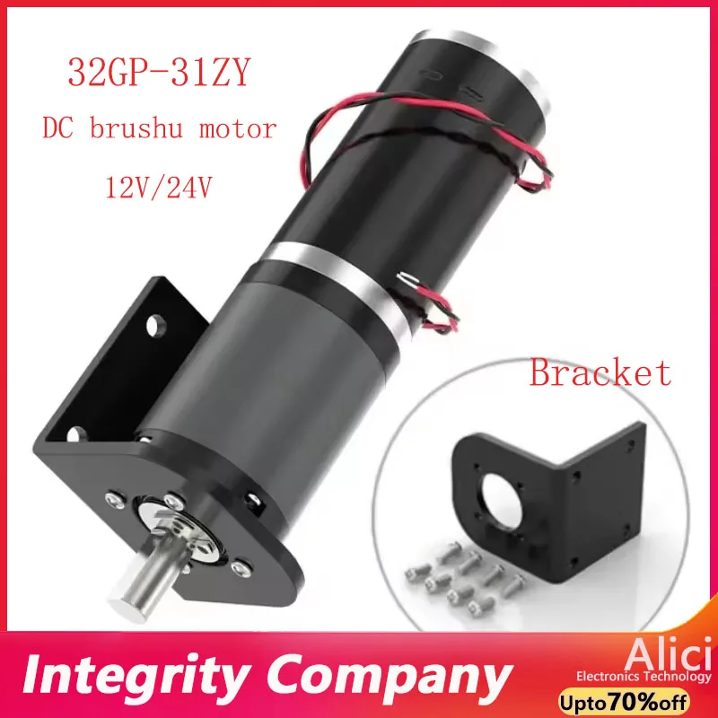 32GP-31ZY Miniature Planetary Reducer Diameter DC 12V 24V Reducer Motor Low Speed Speed Regulation Large Torque Small Adjustable
32GP-31ZY Miniature Planetary Reducer Diameter DC 12V 24V Reducer Motor Low Speed Speed Regulation Large Torque Small Adjustable