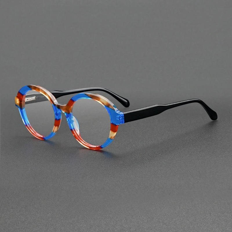 Retro Blue Tortoiseshell Round Acetate Eyeglasses Frame 8015 Unisex Daily Commute Optical Frame For Men Women Myopia Available
Retro Blue Tortoiseshell Round Acetate Eyeglasses Frame 8015 Unisex Daily Commute Optical Frame For Men Women Myopia Available
