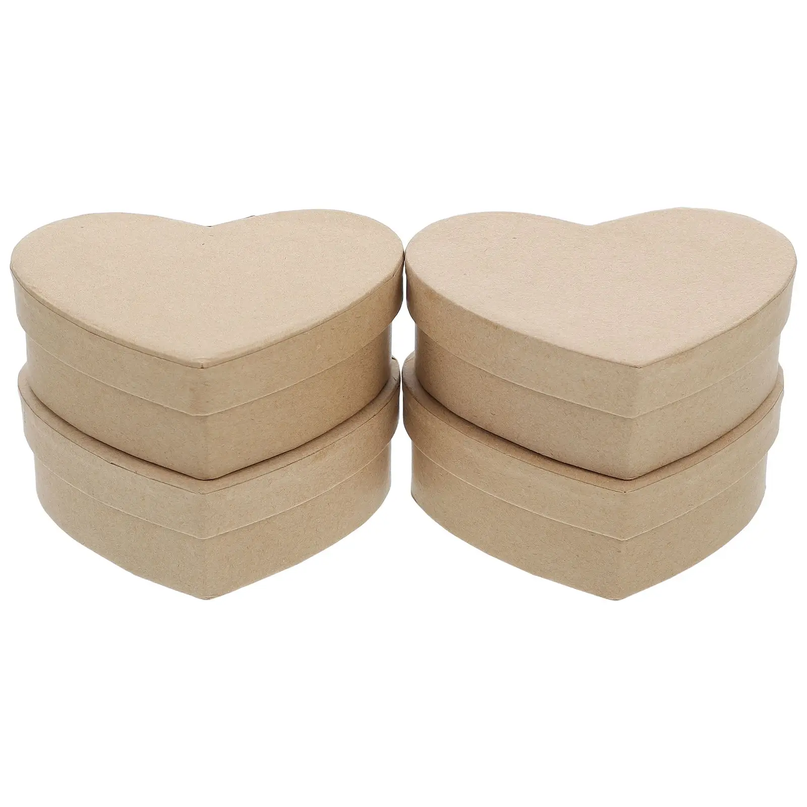 4 Pcs Heart Shaped Paper Boxes for Candy Jewelry Packaging Valentine Gifts Smooth Surface Stackable Containers
4 Pcs Heart Shaped Paper Boxes for Candy Jewelry Packaging Valentine Gifts Smooth Surface Stackable Containers