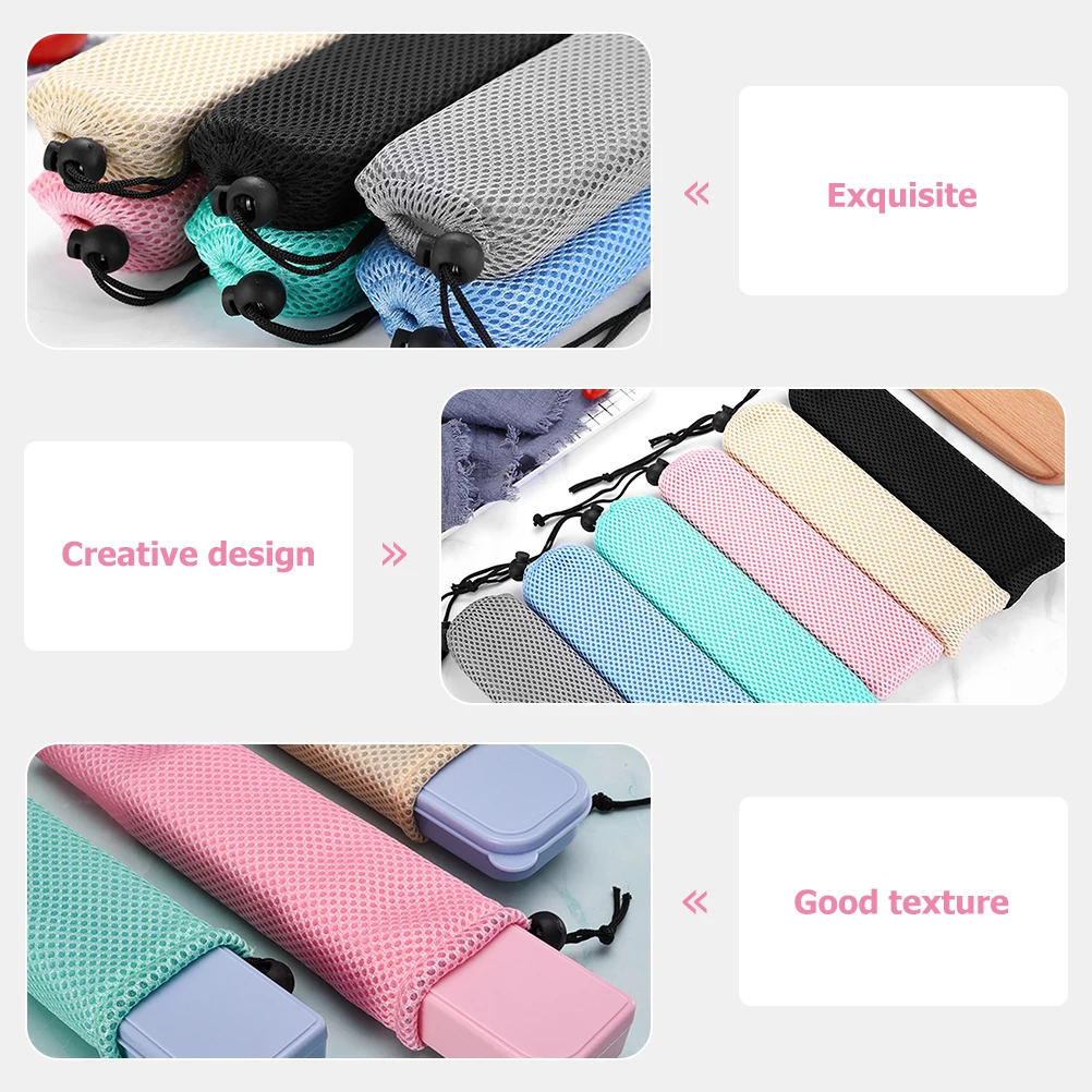 6pcs Silverware Organizer Portable Case for Outdoor Camping Travel Storage Utensil Reusable Mesh Cutlery Storage Bag
6pcs Silverware Organizer Portable Case for Outdoor Camping Travel Storage Utensil Reusable Mesh Cutlery Storage Bag