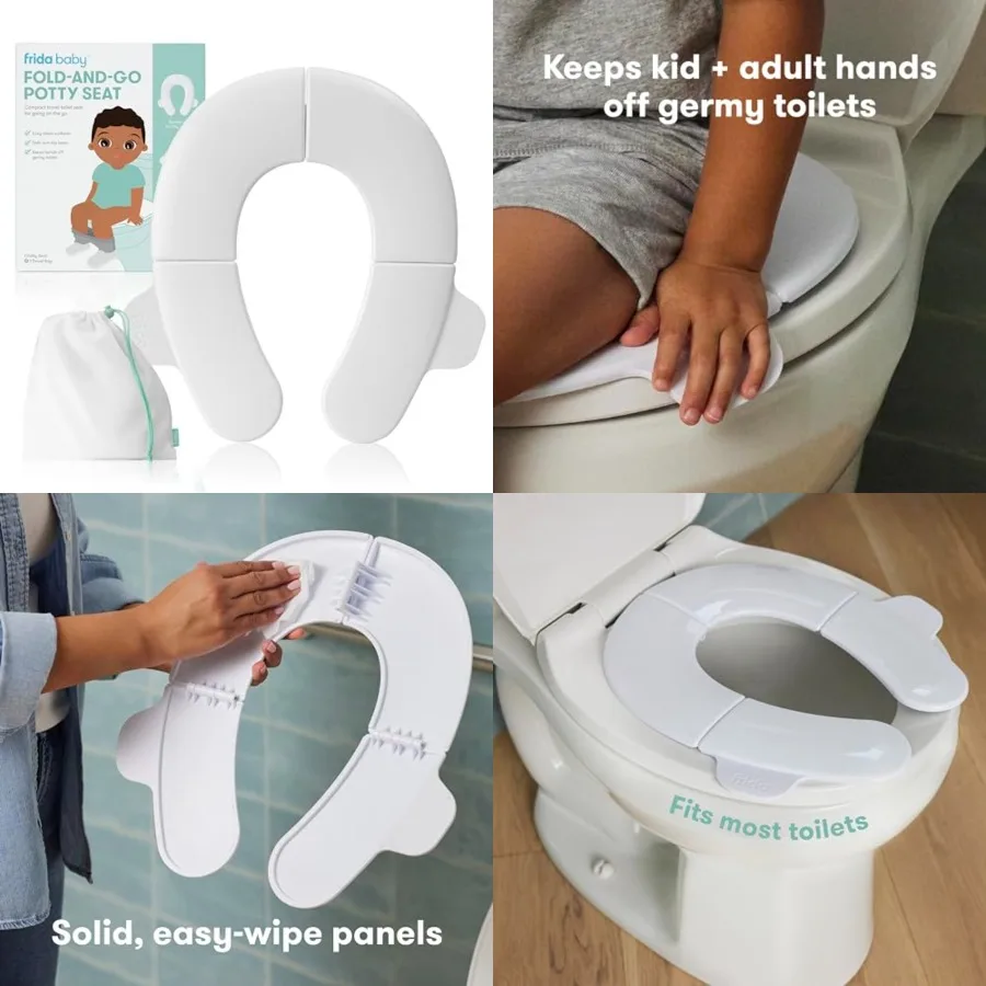Портативный горшок FoldandGo для унитаза, складное дорожное сиденье для малышей, подходит для круглых овальных унитазов, нескользящие ручки-основы
Портативный горшок FoldandGo для унитаза, складное дорожное сиденье для малышей, подходит для круглых овальных унитазов, нескользящие ручки-основы