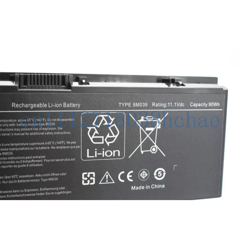 Compatible for Dell M6400 M6500 M2400 8M039 C565C 312-0873 laptop batteries
Compatible for Dell M6400 M6500 M2400 8M039 C565C 312-0873 laptop batteries