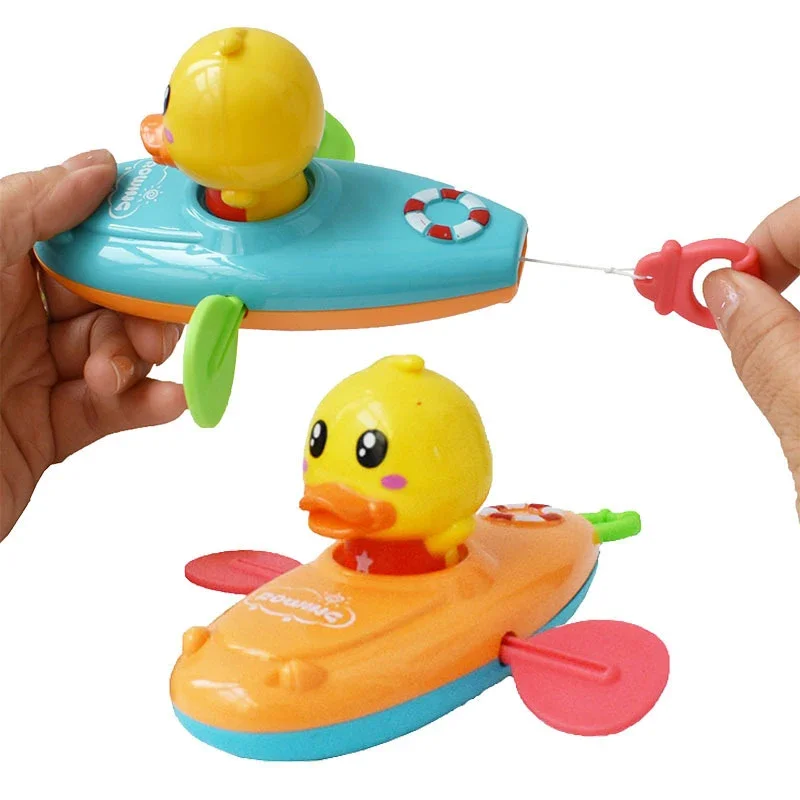 Children Bath Water Playing Toys Chain Rowing Boat Swim Floating Cartoon Duck Infant Baby Early Education Bathroom Beach Gifts
Children Bath Water Playing Toys Chain Rowing Boat Swim Floating Cartoon Duck Infant Baby Early Education Bathroom Beach Gifts