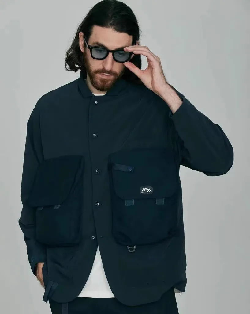 CMF Japanese-style suit jacket - Outdoor functional, water-resistant, multi-pocket, loose lapel design
CMF Japanese-style suit jacket - Outdoor functional, water-resistant, multi-pocket, loose lapel design