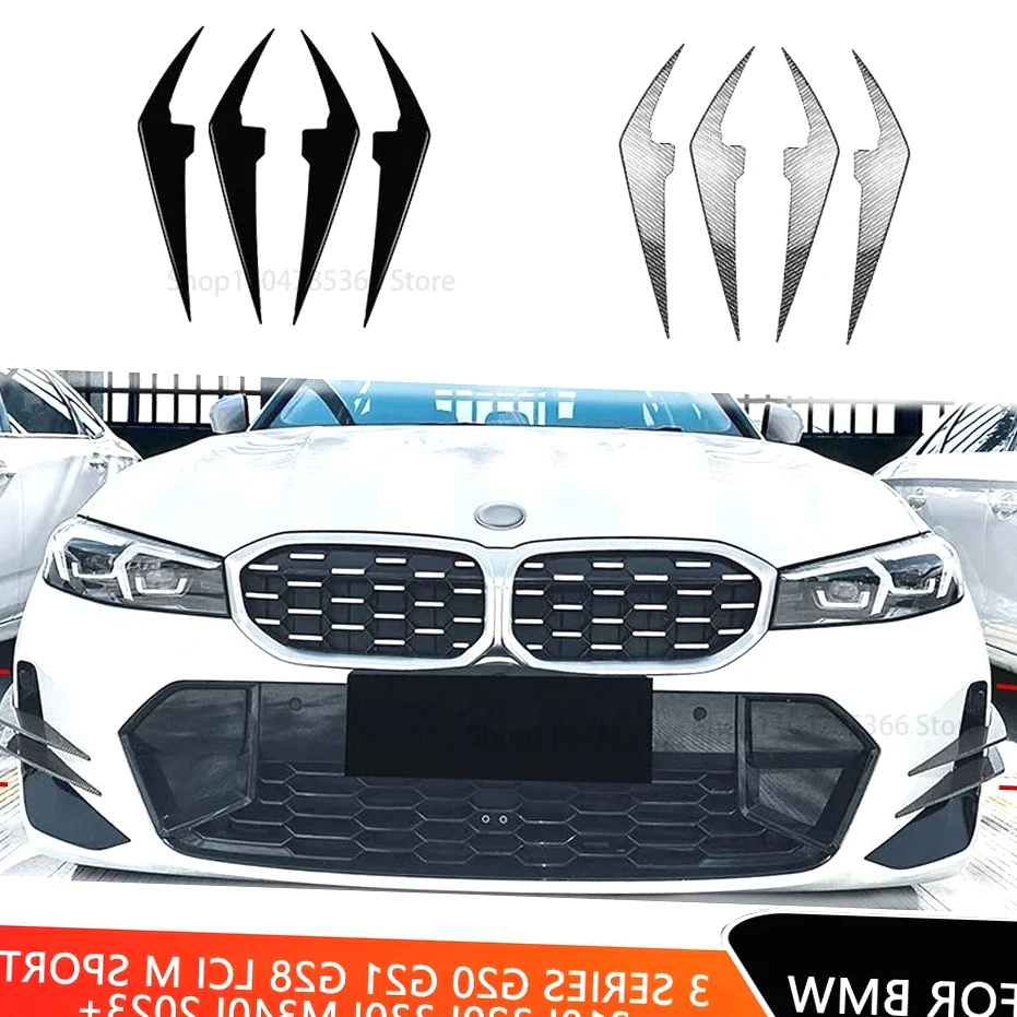 For BMW 3 Series G20 G21 G28 LCI M Sport 318i 320i 330i M340i 2023+ Stickers Splitter Vents Canards Spoiler Lip Bumper Front Car
For BMW 3 Series G20 G21 G28 LCI M Sport 318i 320i 330i M340i 2023+ Stickers Splitter Vents Canards Spoiler Lip Bumper Front Car