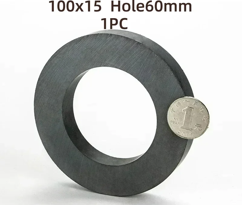 Ring 80x15 100x15 Hole 45mm 60mm Black Circular Ring Magnet Ferrite Magnets with Hole Speaker Magnetic Ring Permanent Magnet
Ring 80x15 100x15 Hole 45mm 60mm Black Circular Ring Magnet Ferrite Magnets with Hole Speaker Magnetic Ring Permanent Magnet