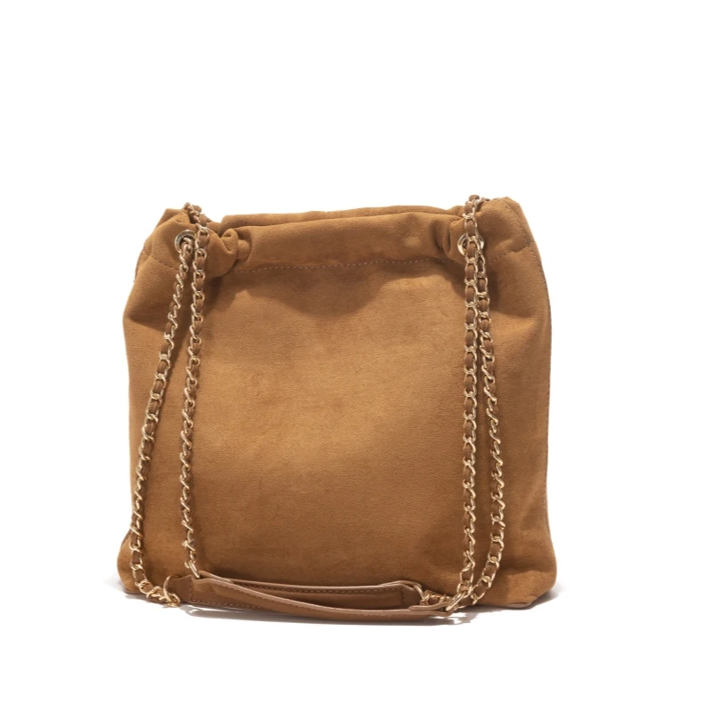2025 Autumn/Winter New Faux Suede Bucket Shoulder Bag Large-capacity Simple Pleated Single-shoulder Underarm Chain Bag Female
2025 Autumn/Winter New Faux Suede Bucket Shoulder Bag Large-capacity Simple Pleated Single-shoulder Underarm Chain Bag Female